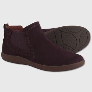 Cobb Hill Bailee Chelsea‎ Ankle Boots - NEW Womens 7.5 Purple Eggplant #46165-OF